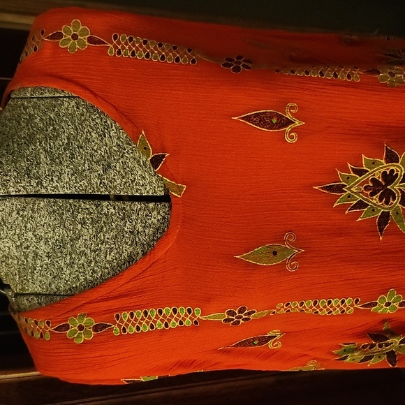 BELMA NY Sleeveless Floral Design Top Large - Picture 2 of 16